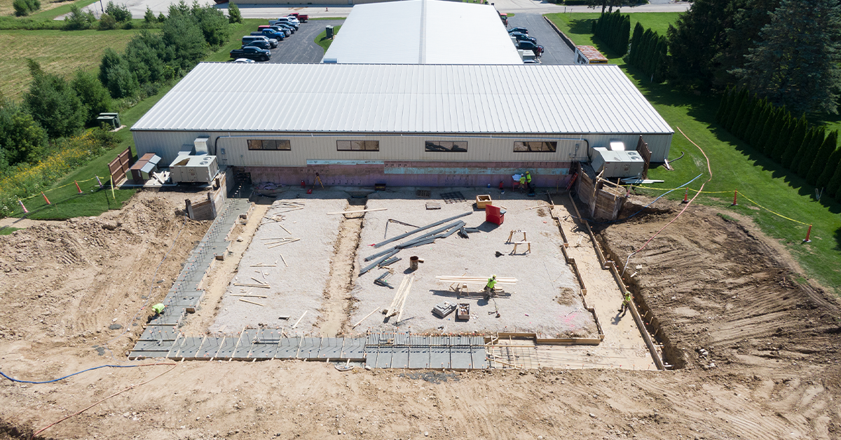 C.D. Smith built the original Advanced Tooling building in Mt. Calvary in 2007 and completed its first addition five years later in 2012. In July, we began another project for ATI - a 6,300 SF addition to their existing facilities. The addition provides the tool manufacturer with more office space, a break room and fitness center. A shop will be included as well, allowing ATI to house more CNC machines. 