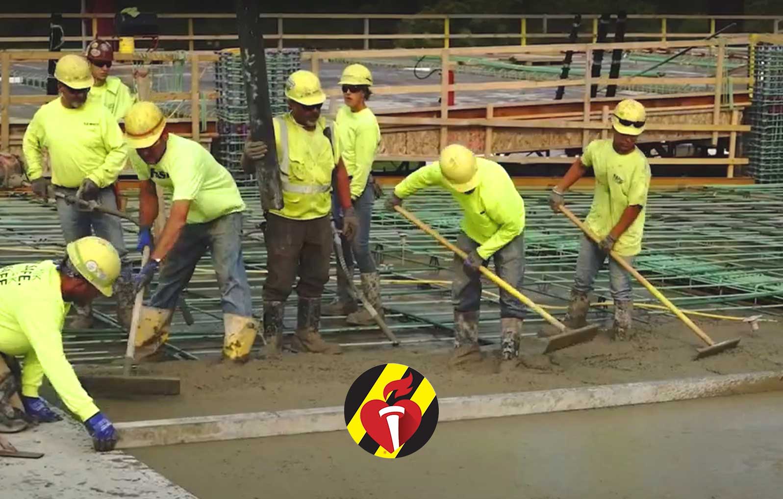 Hard Hats with Heart Construction & the American Heart Association
