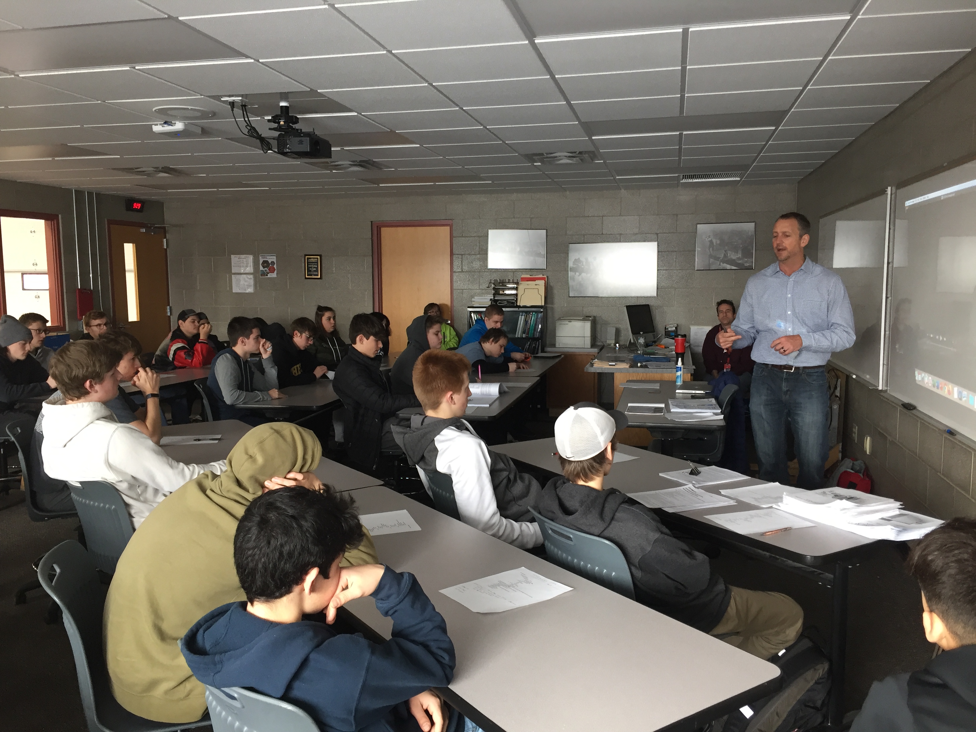 Recently, C.D. Smith's Senior Project Manager, Joe Van Handel, spent three days connecting and engaging with over 70 students from the ACE Academy at the Fond du Lac High School.