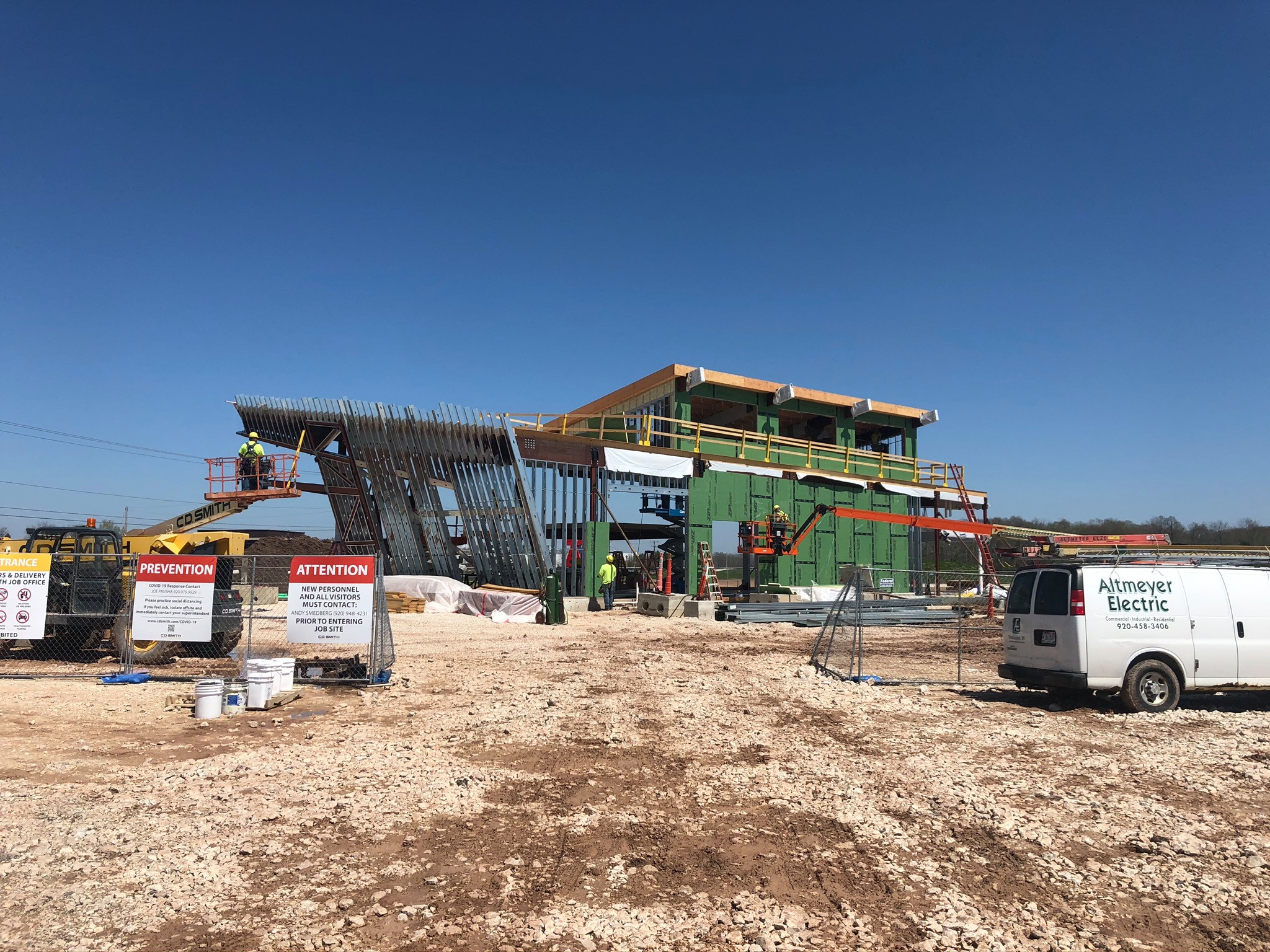 Johnsonville Marketplace Retail Shop Modern Exterior Facade & Interior Design Green Build by C.D. Smith Construction Manager