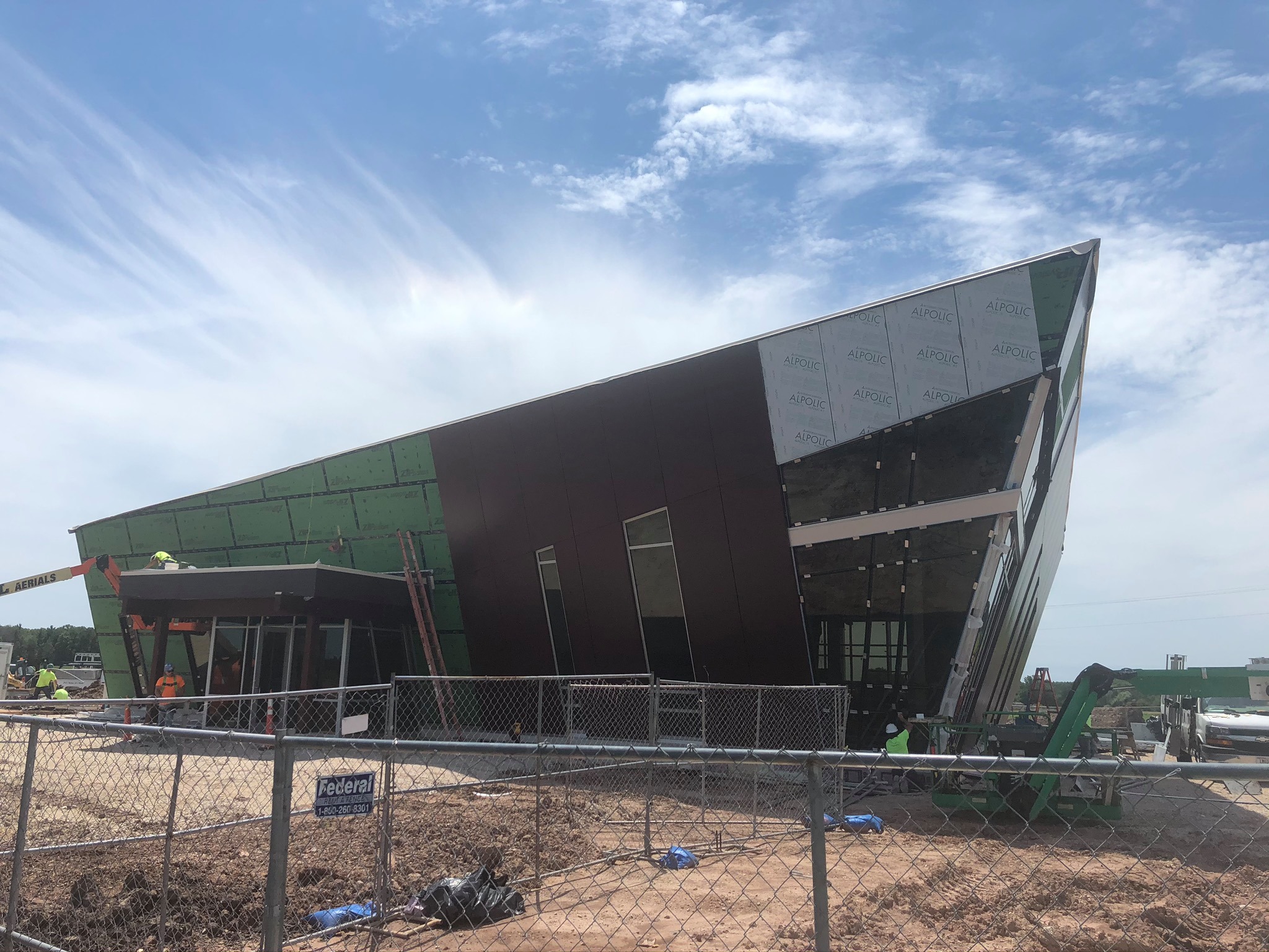 Johnsonville Marketplace Retail Shop Modern Exterior Facade & Interior Design Green Build by C.D. Smith Construction Manager